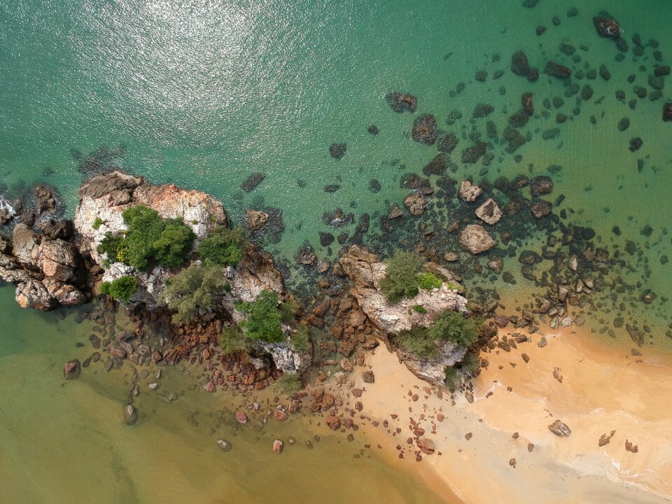 Dji spark aerial view