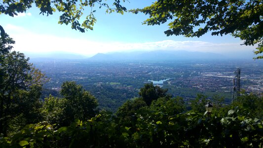 Piemonte urban landscape belvedere