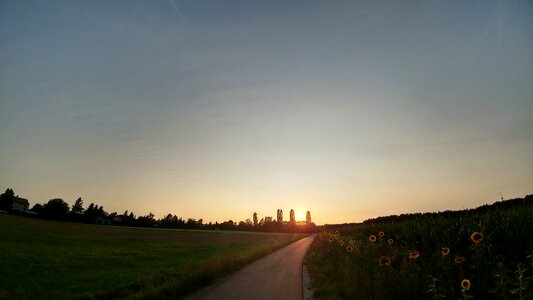 Evening sky twilight abendstimmung