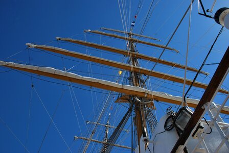 Three masted masts rigging photo
