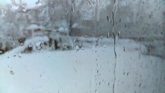 Window wet photo