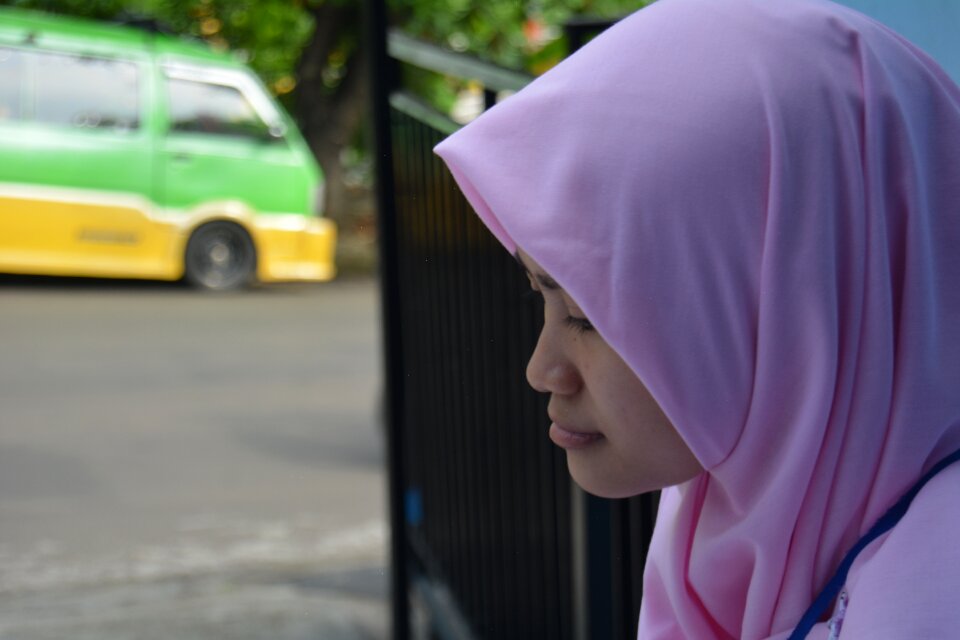 Beauty own staring
