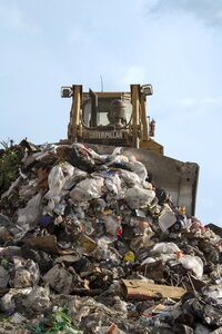 Dump trash recycling photo