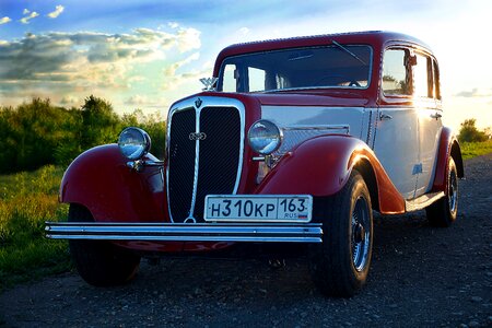 Rare car transport old car