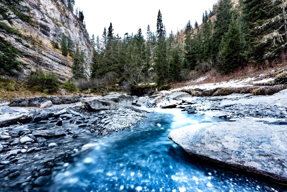 Kandersteg river switzerland