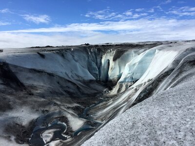 Glacier geology