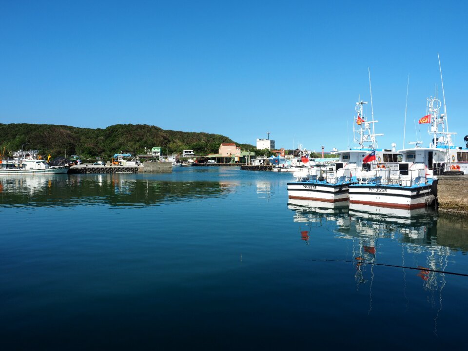 Sea boat harbor