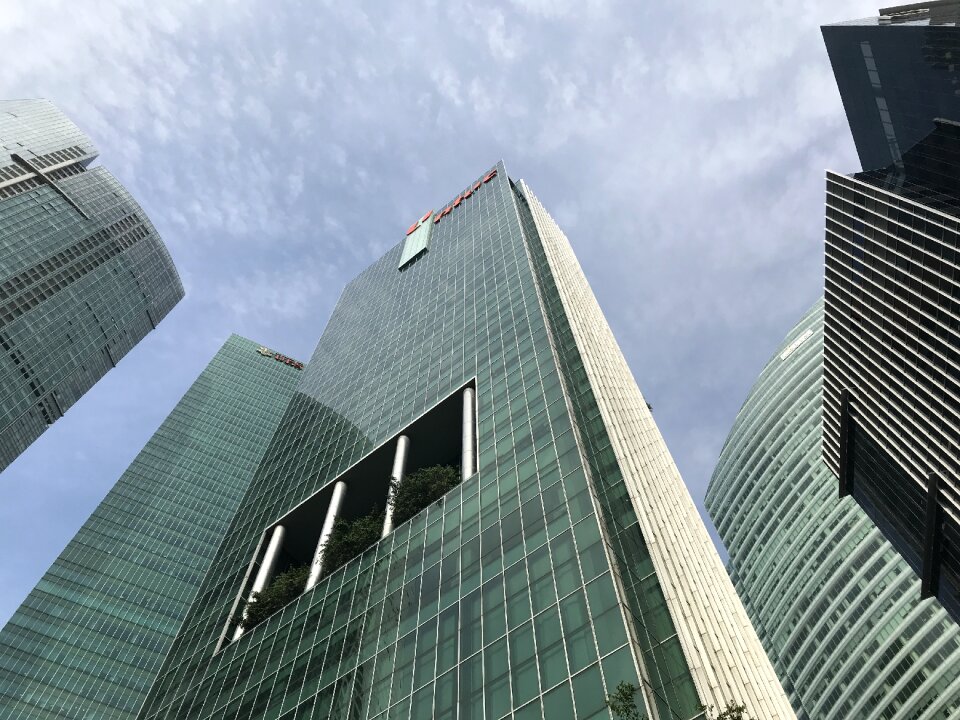 Skyscraper city architecture