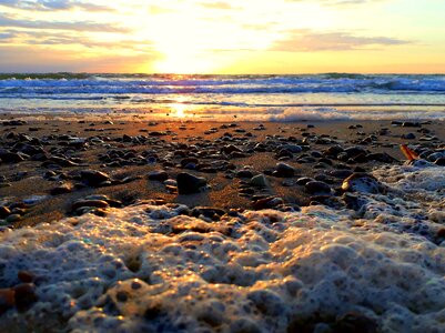 Sea stones sand photo