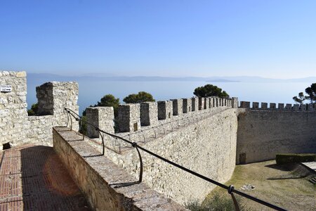 Castle fortress lake photo