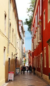 Zadar houses historic center photo