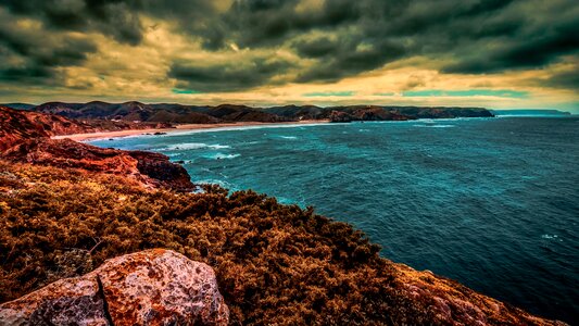Landscape coastline dramatic photo