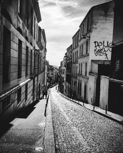 Montmartre black white