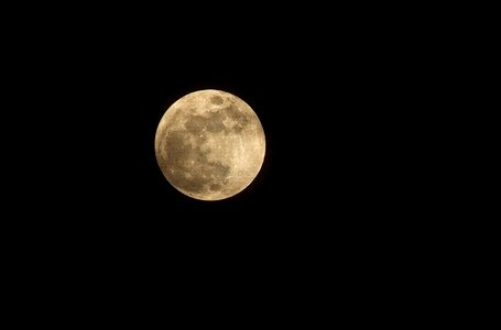 The moon sky the night
