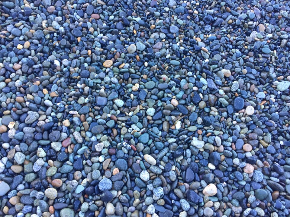 Blue nature rock