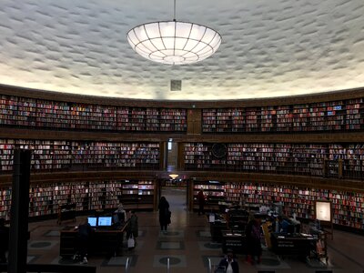 Stockholm municipal library library book