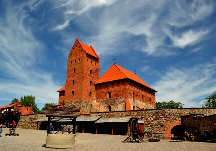Castle architecture monument