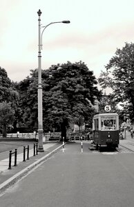 Transport tram monument photo
