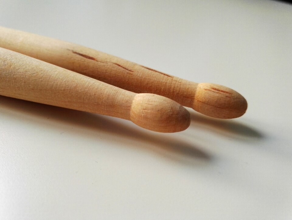 Wood drum percussion
