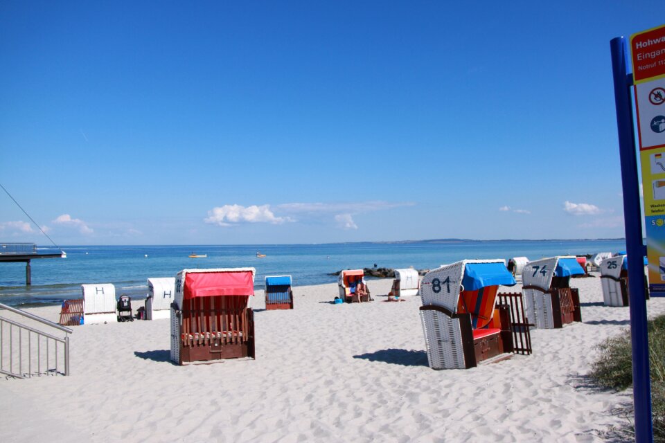 Sea sand beach bank