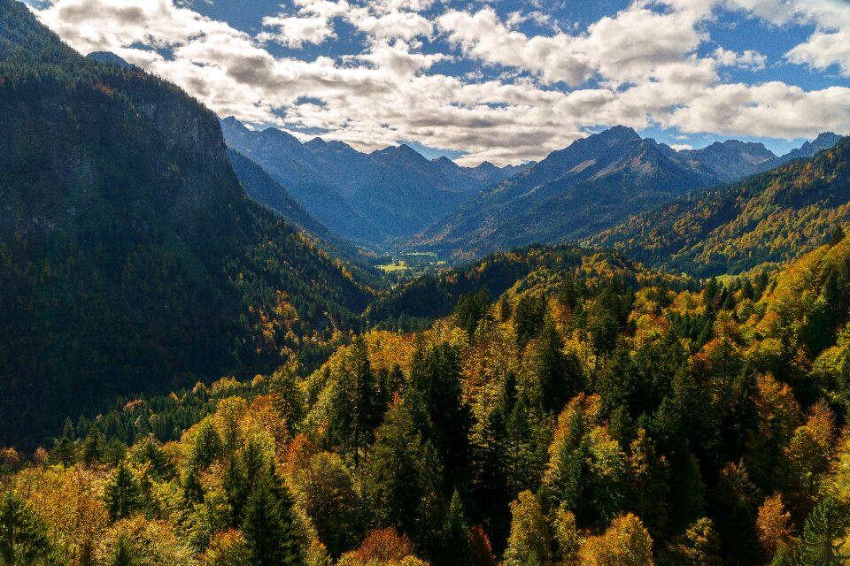 Allgäu alpine mountains