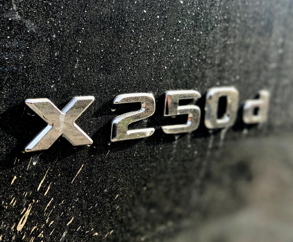 New cars dirty emblem
