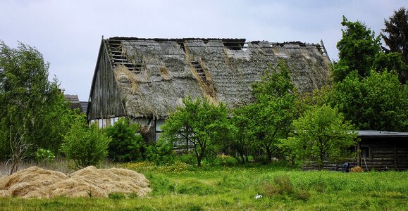 Decay farm weathered