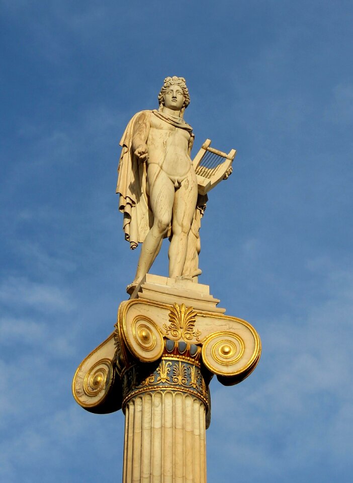 Statue athens greek god