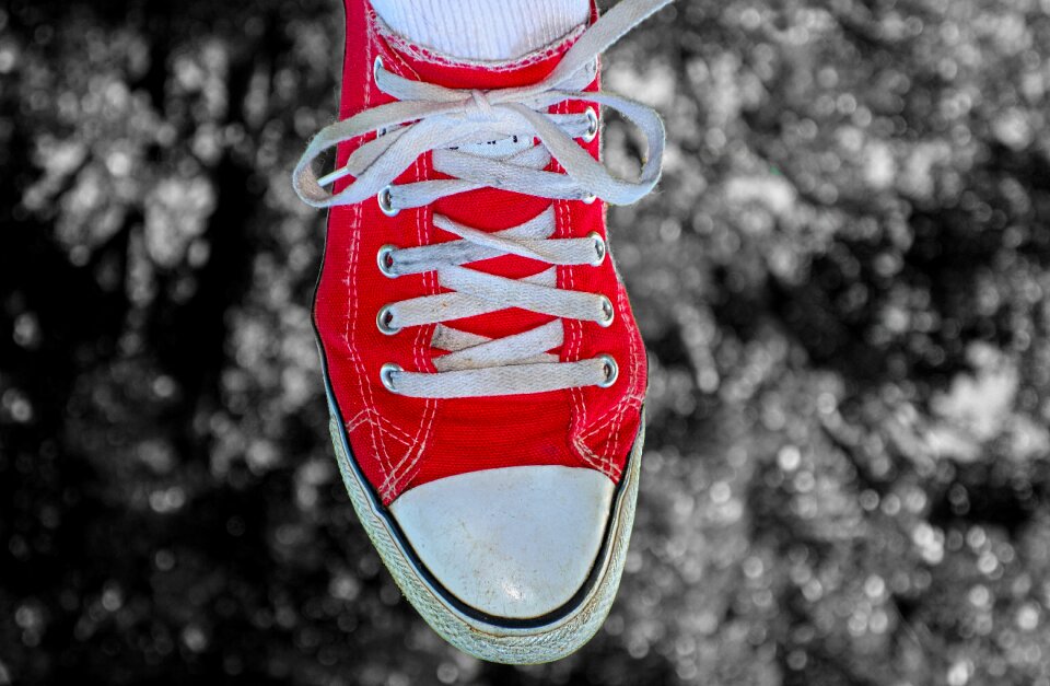 Woman shoe shoe laces style