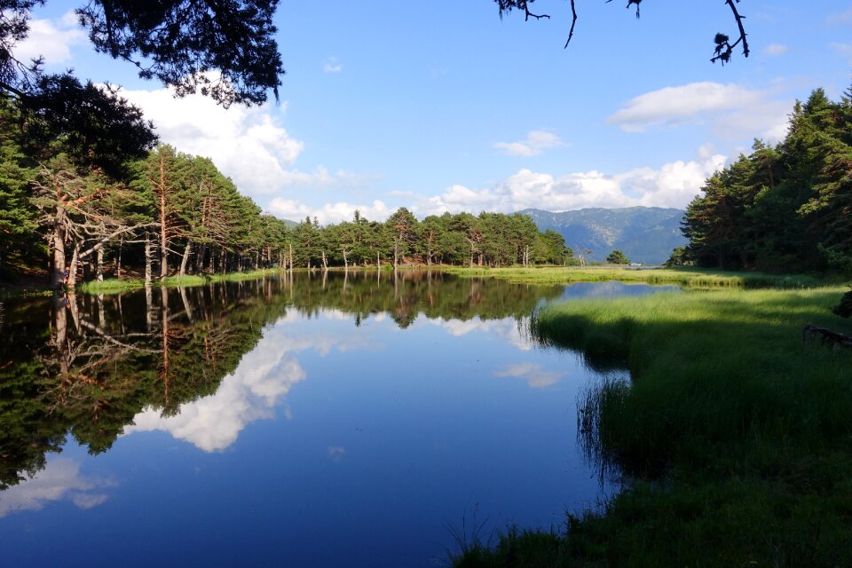 Pyrenees lake landscape photo