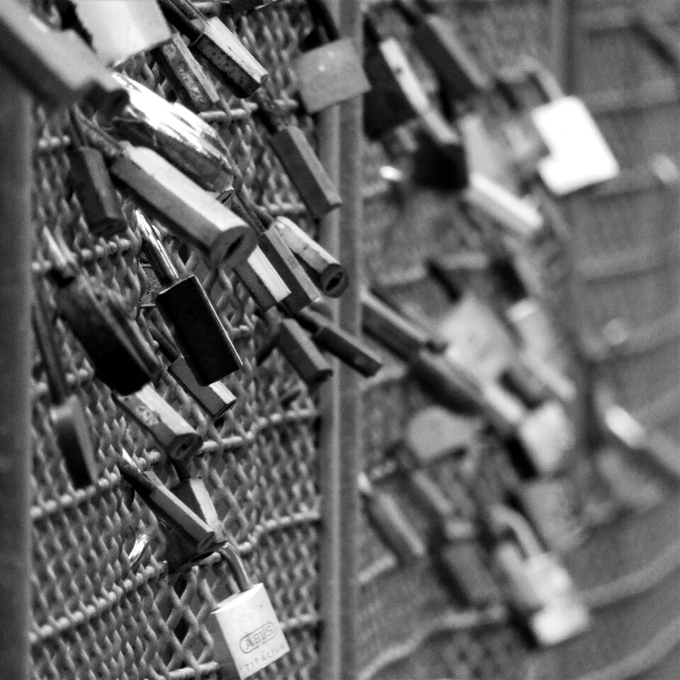 Bridge padlock friendship
