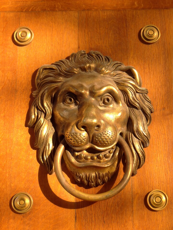 Wooden entrance open