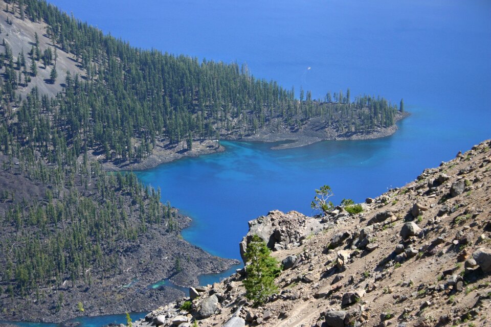 Water mountain blue