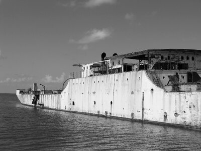 Boat ruin cuba