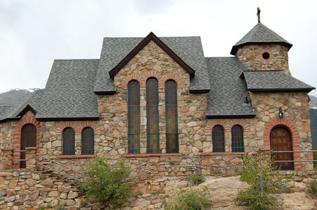 Old facade chapel