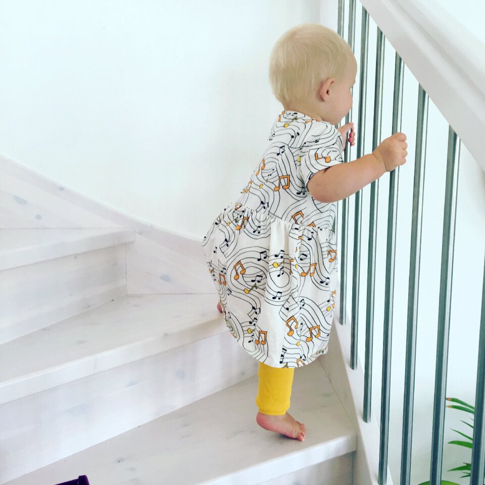 Staircase girl children