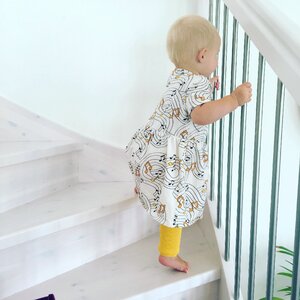 Staircase girl children photo