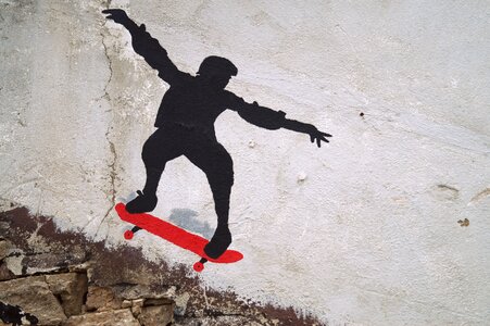 Painting facade paint street art