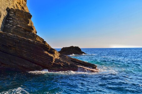 Panorama blue travel