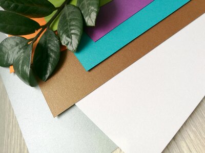 Designer paper print macro photo