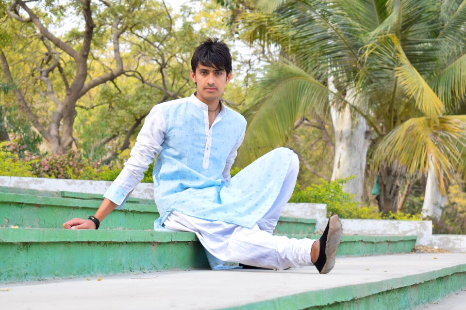 Fashion outside portrait