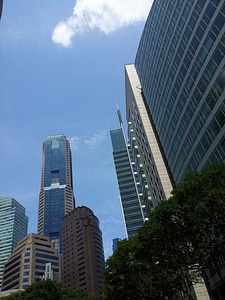 Cityscape downtown modern
