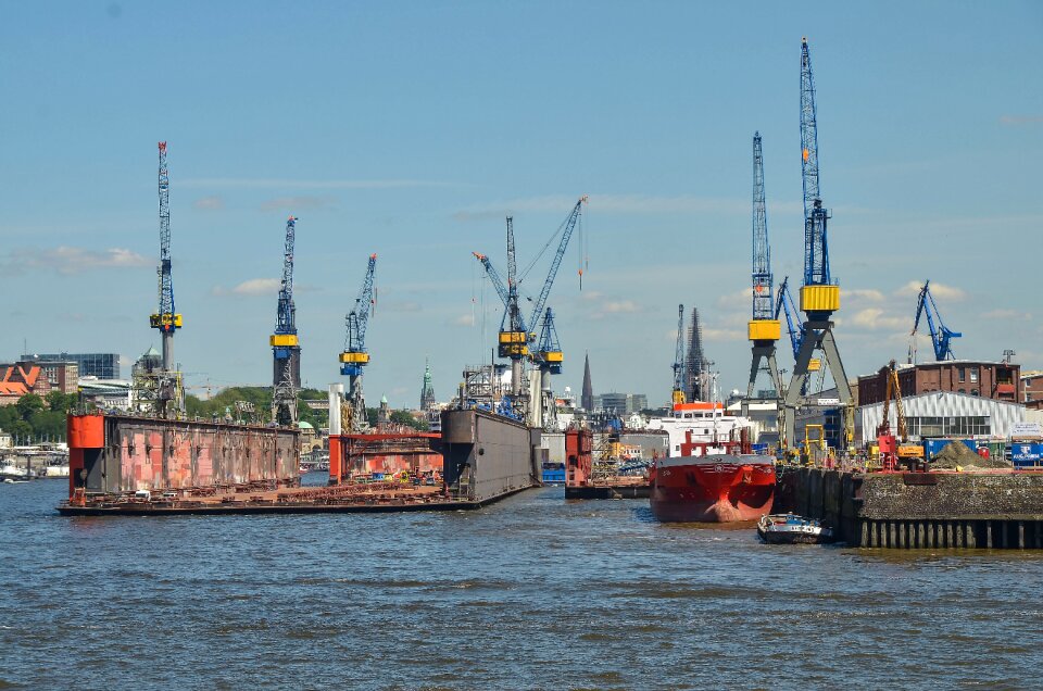 Hanseatic city ship water