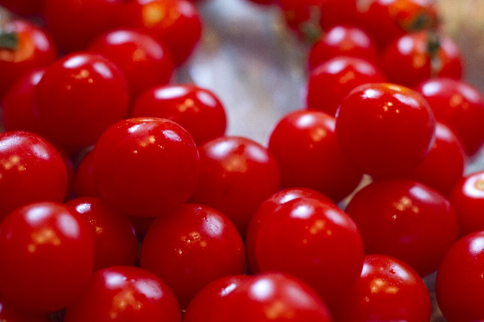 Red kitchen food