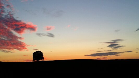 Abendstimmung landscape evening sky