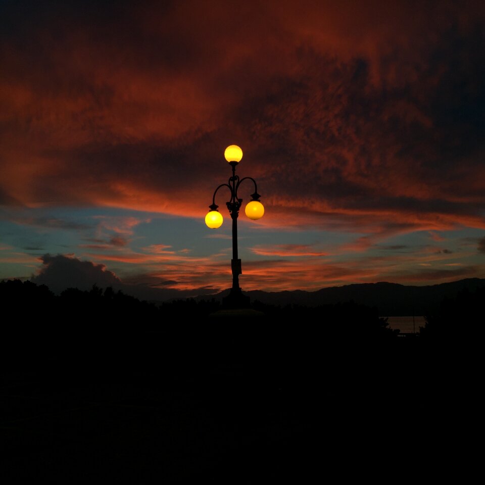 Cloud lamppost calabria
