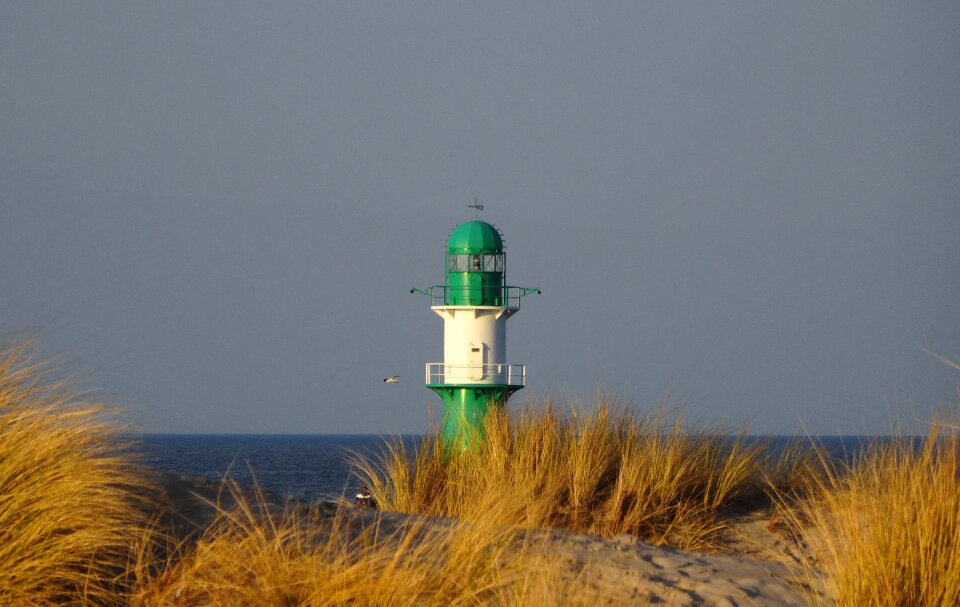 Lighthouse baltic sea warnemünde