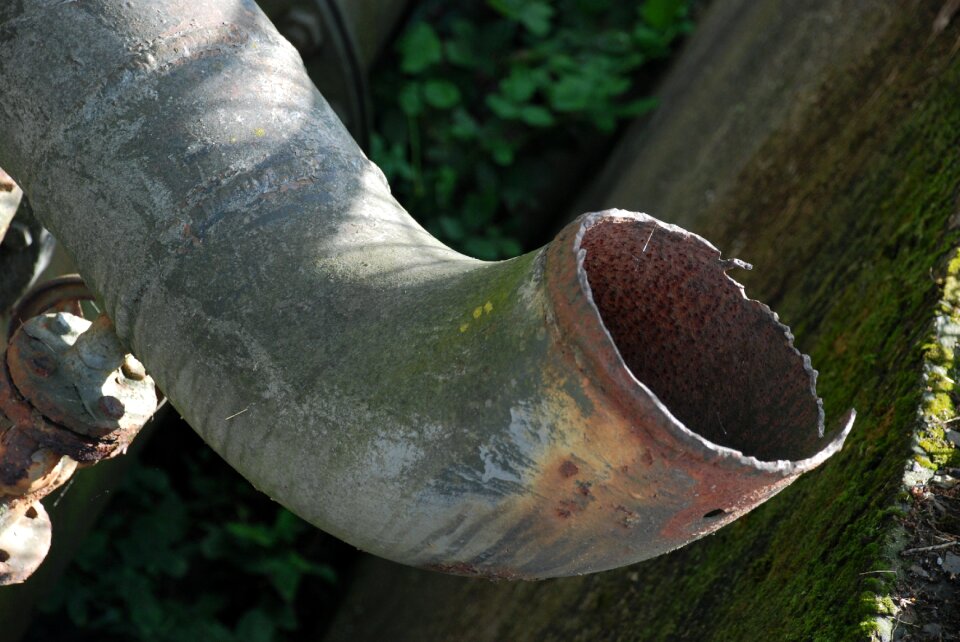 Rust decay industrial plant