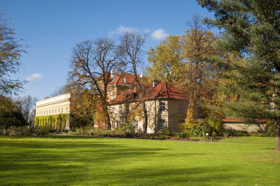 Castle park park in łańcut