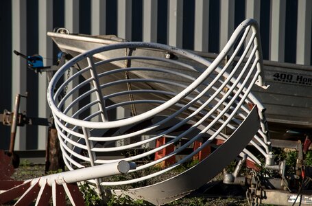Spiral railings bent